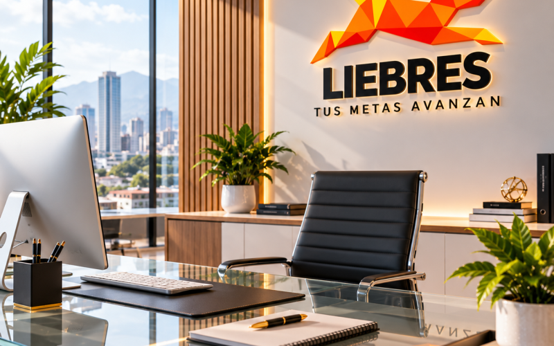 Oficina ejecutiva LIEBRES con vista urbana